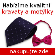 Kravaty, motýlky