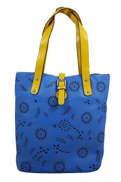 Lehká dámská kabelka 7054-2 modrá
