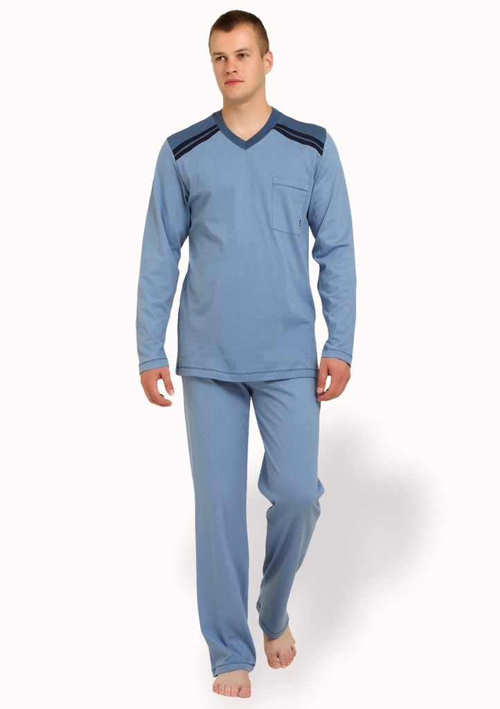 Pánské pyžamo nadměrné velikosti s kapsičkou