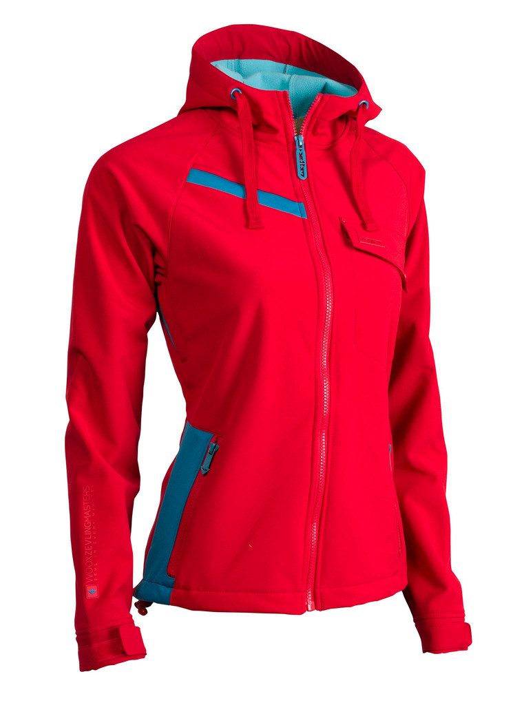 Dámská bunda Carmen Ladies´ Softshell Red