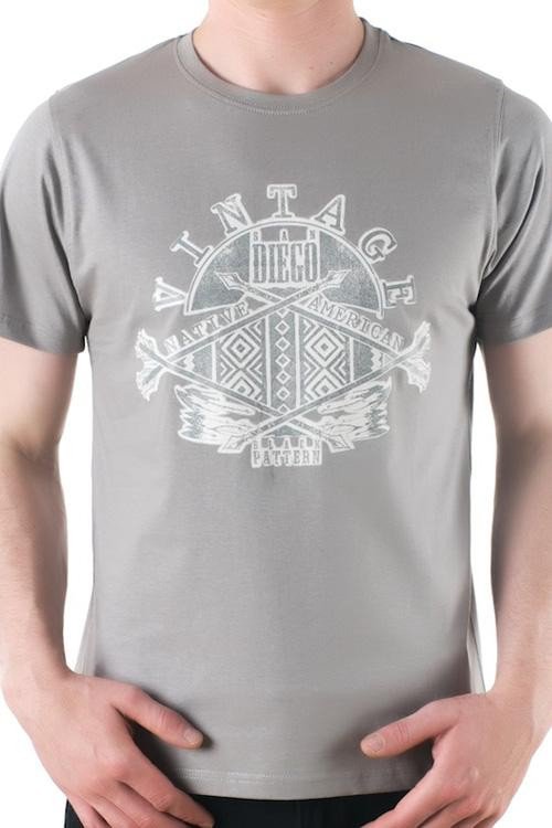 Pánské tričko OTS 1200-024 grey