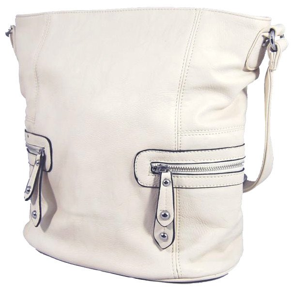 Dámská kabelka crossbody D1037 bílá