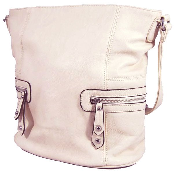 Dámská kabelka crossbody D1037 béžová