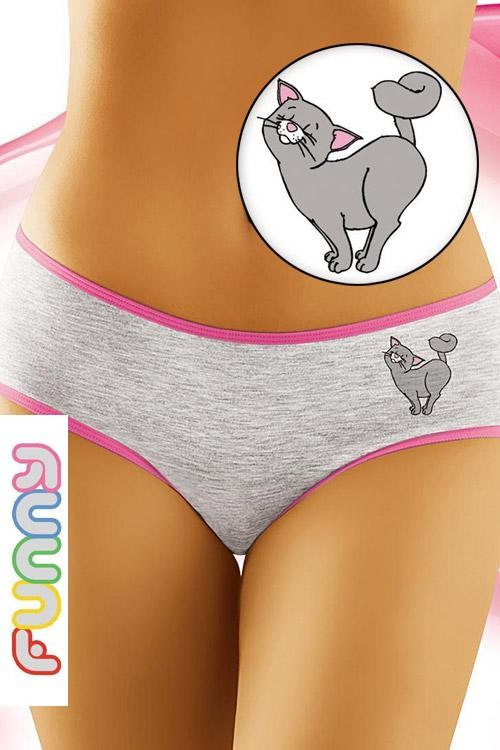 Dámské kalhotky Funny 2504 - kočka