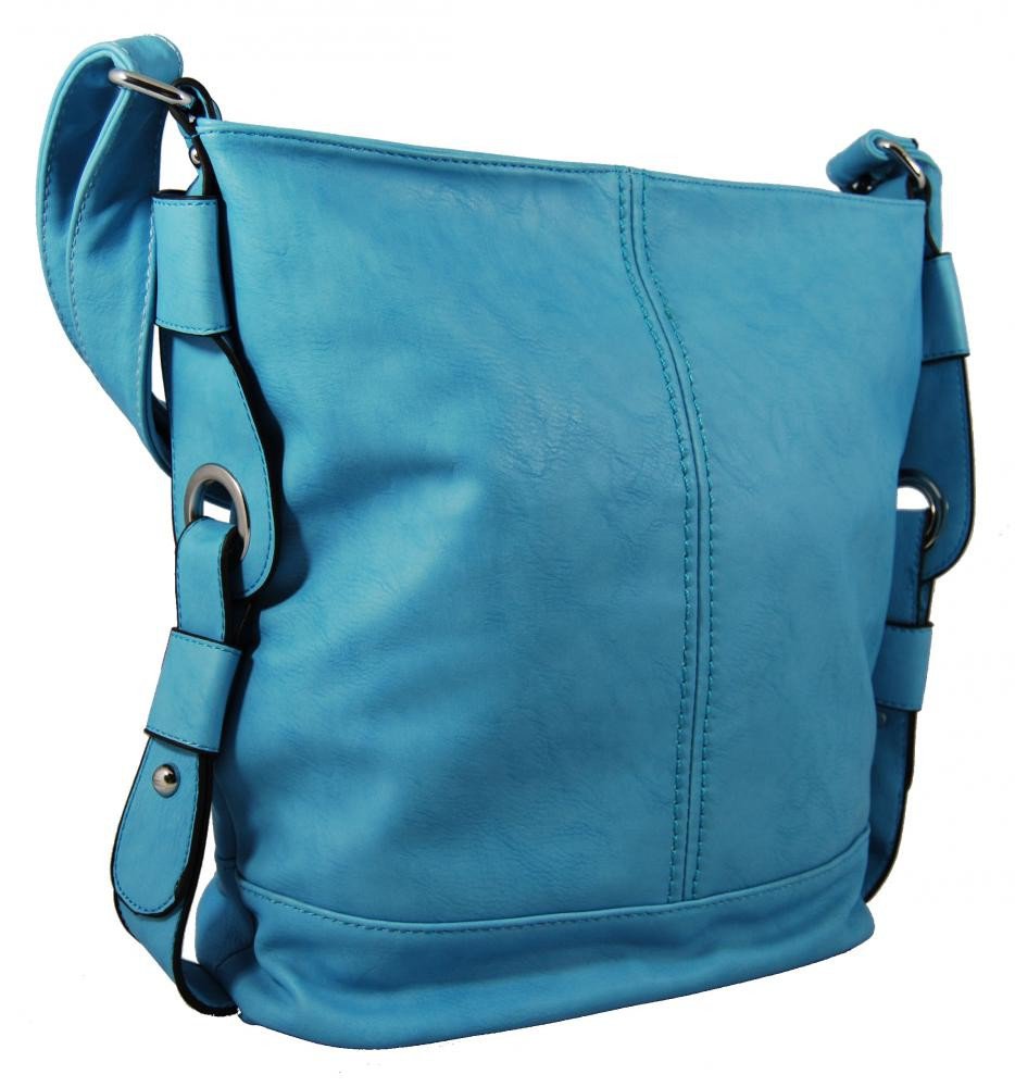 Střední dámská crossbody kabelka D1050 modrá