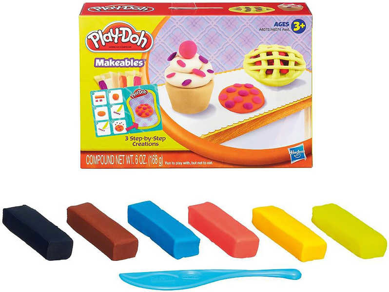 PLAY-DOH Vytvoř si vlastní projekty Set 3 druhy MODELÍNA