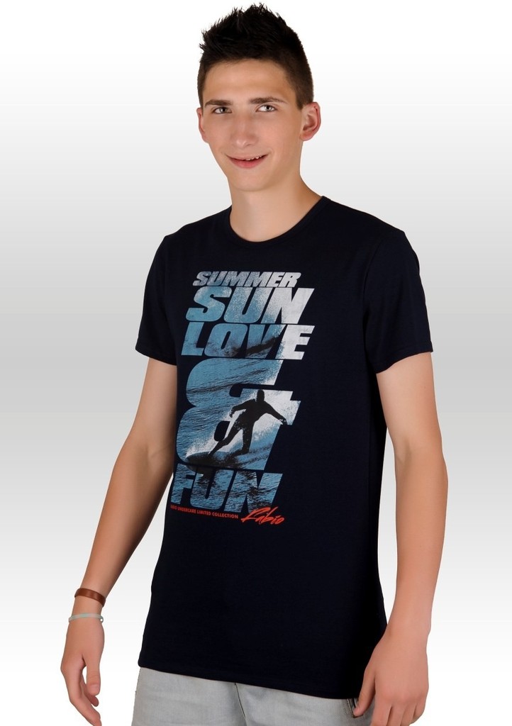 Pánské tričko s obrázkem surfingu