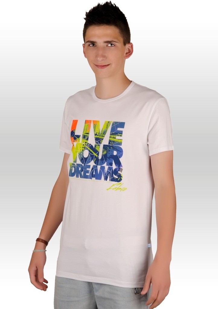 Pánské tričko s nápisem Live your dreams