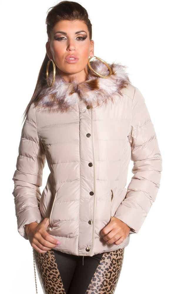 Zimní bunda s kapucí in-bu01be