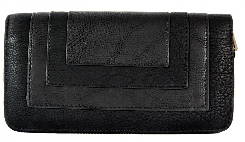 Praktická dámská zipová peněženka FD-020 černá