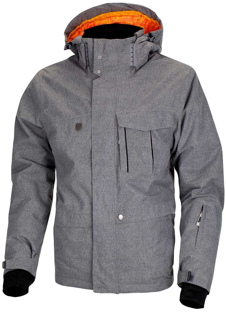 Pánská zimní bunda Twill Men´s Jacket Grey VOL II