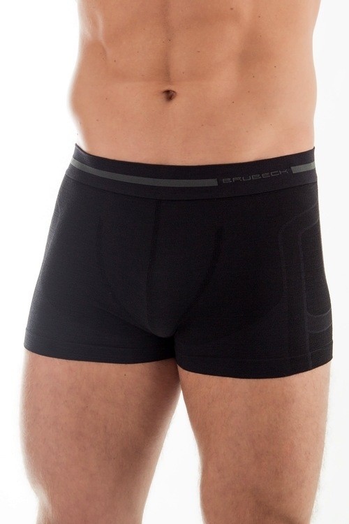 Pánské boxerky Wool BX 10430 black