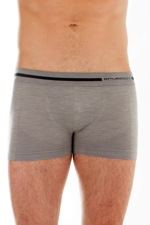 Pánské boxerky Wool BX 10430 gray