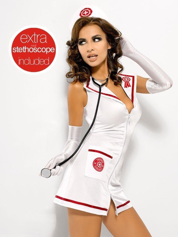 Sexy kostým Emergency dress + stetoskop